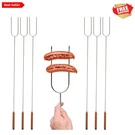 Heavy-duty 40-INCH Camp Forks 6-PACK Stainless Steel Marshmallow Roasting Set. Fixed Price $52.95.