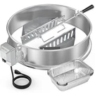Onlyfire Upgrade Stainless Steel Rotisserie Ring Kit For Weber 22INCH Kettle .... Fixed Price $203.57.
