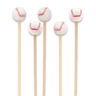 Baseball Sport Appetizer Skewers Picks Cupcake Toppers Bamboomn Wholesale. Fixed Price $30.95.