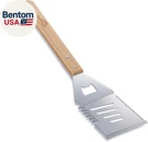 4-IN-1 Bbq Spatula, Multifunction Grill With Wooden Handle, Perfect For. Fixed Price $30.14.