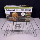 Cuisinart 4-IN-1 Bbq Grilling 14.5" X 9.5" Basket, Wing Rack, Rib. Fixed Price $20.00.