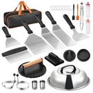 New 28PCS Griddle Accessories Kit,flat Top Grill Accessory,enlarged Spatula Gif. Fixed Price $47.70.