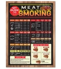 Smoking Meat Guide Magnet Bbq Time & Temp Chart For Grill, Smoker, Kitchen Decor. Fixed Price $9.99.