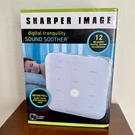 Sharper Image Digital Tranquility Soother 12 Relaxing + Sleep Timer. Fixed Price $19.20.