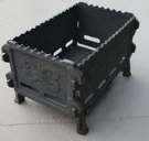 Mangal Russian Shashlyk Bbq Cast Iron Brazier Portable Barbeque Grill 17KG/37LB. Fixed Price $189.95.