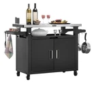 Nuuk Outdoor Grill Cart Storage Cabinet Kitchen Island Prep Table MC810A - Black. Fixed Price $305.23.