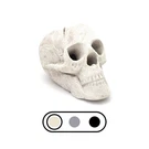 Osker Pit Skull With Color Changing Packets Ceramic Fireproof Log.... Fixed Price $40.90.