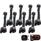 8PCS Wire Harness Adapter Compatible With Ls Gen 3 Tuck Usacar EV6 To Mini Delph. Fixed Price $25.00.