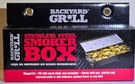 Smoker Box By Backyard Grill Stainless Steel Hinged Lid 4 9" New. Fixed Price $15.99.