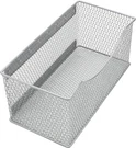 Ybm Home Silver Magnetic Mesh Storage Basket Desk Organizer Caddy 11IN. Fixed Price $67.39.