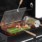 Ivtivfu Grill Basket Set Removable Wooden Handle 304 Stainless Steel Rolling. Fixed Price $51.18.