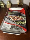 Weber Deluxe Grilling Pan Stainless Steel 6435 Metal Grille 17.4" 11.8". Fixed Price $25.00.