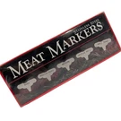 Charcoal Companion Meat Markers CC5040 Stainless Steel Silver Set Of Bbq Tool. Fixed Price $6.00.