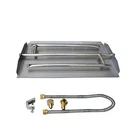 Stanbroil 22.5" Natural Gas Triple Flame Pan Burner Kit Stainless Steel.. Fixed Price $89.99.