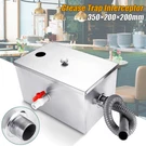 8LB 5GPM Stainless Steel Commercial Restaurant Kitchen Grease Trap Interceptor. Fixed Price $53.03.