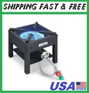 High Pressure Banjo 1-BURNER Outdoor Propane Gas Cooker 260000 Btu With 0-30. Fixed Price $165.99.