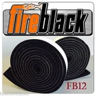 Fireblack 1/2 X 1/8 Hi Temp Bbq Smoker Gasket Self Stick 15' W/ Lavalock. Fixed Price $20.00.