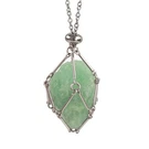 Handmade Crystal Holder Necklace - Stainless Steel Cage For Stone, Penda. Fixed Price $14.50.