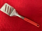 Bbq Barbeque Spatula Turner Stainless Steel Rubber Grip 16" Char-broil New. Fixed Price $9.99.
