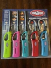 Refillable Utility Lighters 5 Pc Value Pack Kingsford Limited New Unopened. Fixed Price $14.50.