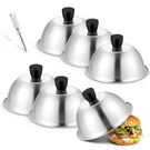 Basting Cover For Griddle, Joyfair 6 Inch Cheese Melting Dome, Silver. Fixed Price $16.17.