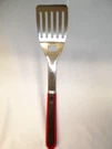 Kingsford Stainless Steel Grilling Spatula Black/red Rubber Handle Serrated Edge. Fixed Price $8.53.