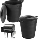 2 Pack Reusable Silicone Grease Bucket Liner W/lids For Traeger Smoker,. Fixed Price $26.90.
