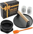 Poligo 5PC Smash Burger Press Kit- Round Non Stick Set. Fixed Price $29.99.