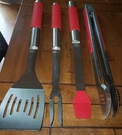 Expert Grill Stainless Steel Rubber Soft Grip Bbq Barbecue Tool Set Fathers Day. Fixed Price $17.95.