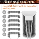 Grill Brush SCRAPER-18 Adjustable Handle Safe Bbq For Outdoor.... Fixed Price $26.20.