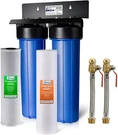 Ispring Whole House Water Filtration System W/steel Hose Connectors, Carbon. Fixed Price $150.99.