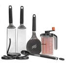 Blackstone 8-PC Deluxe Griddle Kit Complete Set Of Accessories Including Egg. Fixed Price $32.00.
