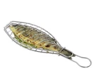 Kuchenprofi 11.75" X 4.75" Stainless Steel Bbq Fish Basket, Large, Silver. Fixed Price $28.63.