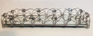 14 X6 Inch Stainless Steel And Crystal Trinket Tray Jewelry Dish Same Day Ship.. Fixed Price $11.99.
