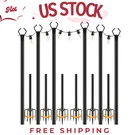 6-PACK Outdoor String Light Poles 10FT Adjustable Metal Stands. Fixed Price $65.99.