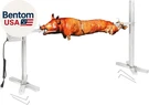 Electric Grill Kit, 90LBS Pig Spit Rotisserie, Stainless Steel Tripod. Fixed Price $254.86.