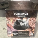 New Farberware Barbecue Press-black-forms Perfect Burgers And Sliders. Fixed Price $12.99.