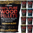 Kona Wood Pellets Variety Pack - (8) Lb Resealable Bags Premium 100%. Fixed Price $44.99.