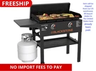 Blackstone 2-BURNER 28" Propane Flat Top Grill With Hard Cover,. Fixed Price $199.99.