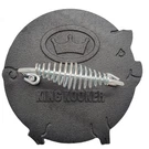 King Kooker Cast Iron Pig Bacon Pressblacklarge CI8PBP. Fixed Price $46.53.