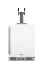 Summit SBC58BIADACFTWIN 24"W 5.5 Cu. Ft. Built-in Coffee Double White. Fixed Price $2585.00.