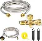 Extend Stay Rv Propane Kit, 12FT & 5FT Brass And Stainless Steel. Fixed Price $69.82.