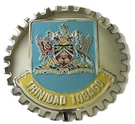 Trinidad And Tobago Coat Of Arms Crest Car Grille Badge Emblem. Fixed Price $20.95.