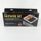 Deluxe Set Char-broil 6 & Chrome Plated Frame/holder Kabobs Grill. Fixed Price $9.99.