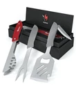 Kona Grill Gadget Tailgater Multi-tool Set Removable Spatula, Fork, & Tongs. Fixed Price $29.89.
