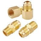 Litorange 4 Pcs Inch Flexible Gas Line Hose Brass Connector Kit, 1/2.... Fixed Price $25.26.
