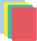 Flexible Cutting Mats, Assorted Colors, Set Of 4. Fixed Price $11.25.