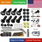 Black Anti Theft License Plate - Stainless Steel Rustproof Security Bolts Fas.... Fixed Price $24.29.