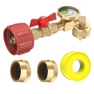 Mefun Propane Refill Elbow Adapter 1LB To 20LB, QCC1 Silver. Fixed Price $27.95.
