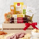 California Delicious Meat And Cheese Gift Crate, 7 Piece Set. Fixed Price $61.96.
